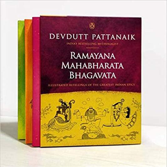 RAMAYANA, MAHABHARATA BHAGAVATA (3 BOOKS OF BOX SET) by Devdutt Pattanaik