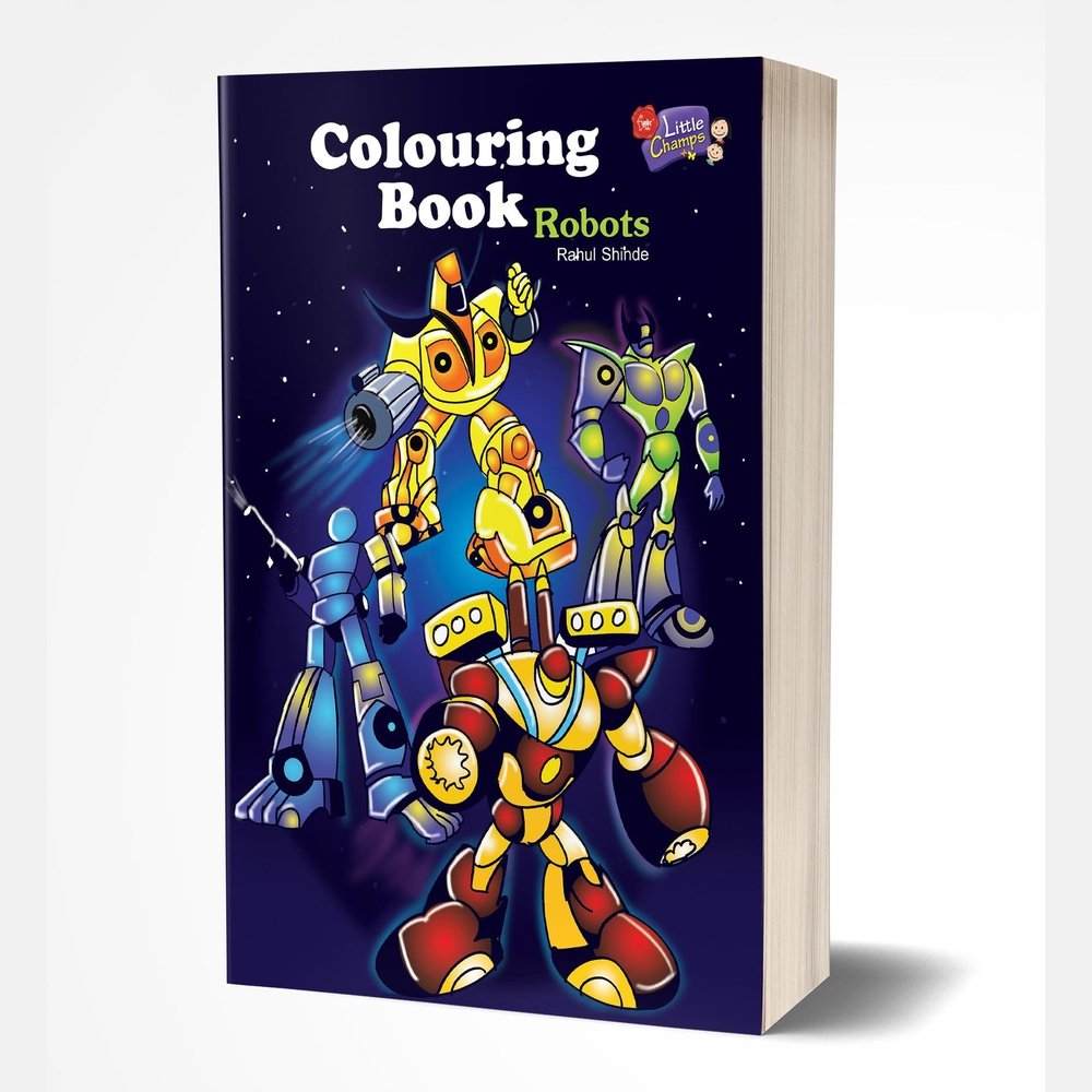 Coluring Book Robots by  Rahul Shinde